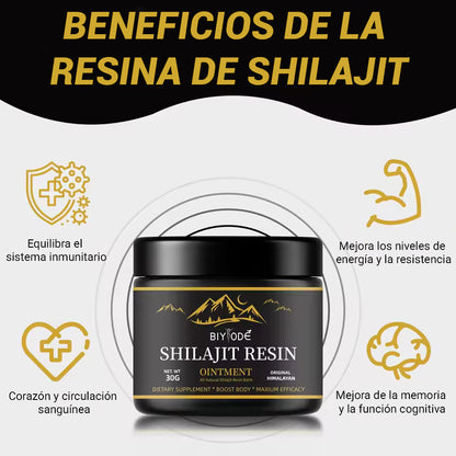 Shilajit 100% resina pura - El secreto milenario para una energía y bienestar inigualable-30gs