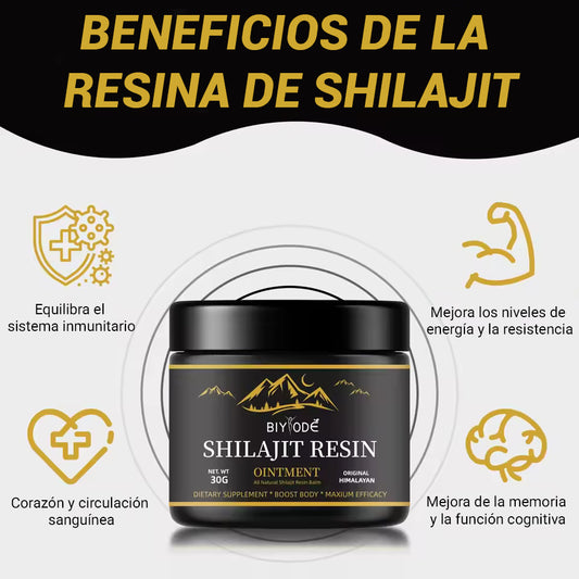 Shilajit 100% resina pura - El secreto milenario para una energía y bienestar inigualable-30gs